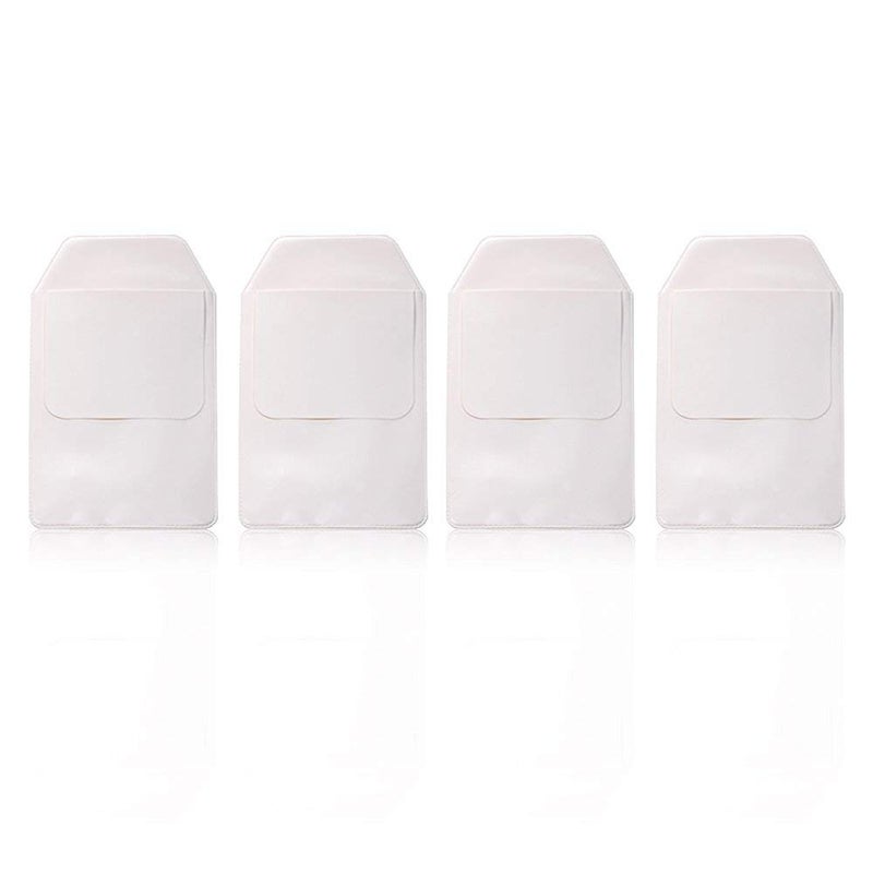 AKIRO 5Pcs White Pocket Protector for Hospital Office Pen Leaks, PVC Pocket Protectors White Shirt Pocket Protectors - Image 5